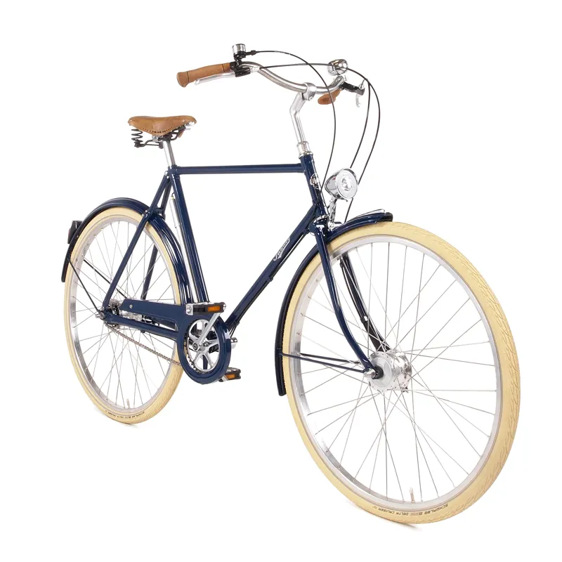 Pashley Briton Mens Hybrid Bike 2022 in Oxford Blue